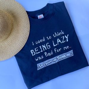 Alstyle tee shirt size L blue